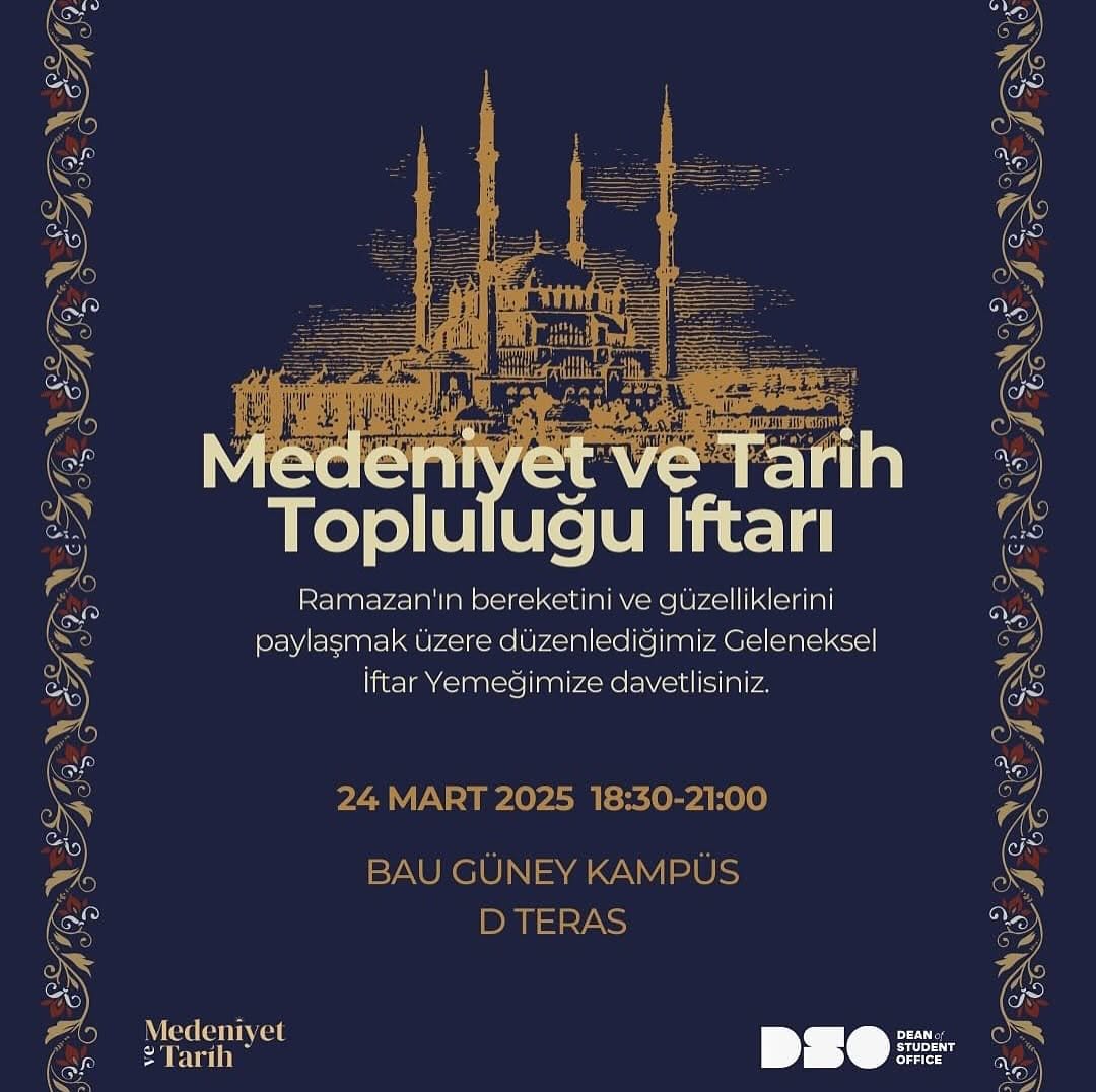 Medeniyet ve Tarihi Topluluğu Iftarı